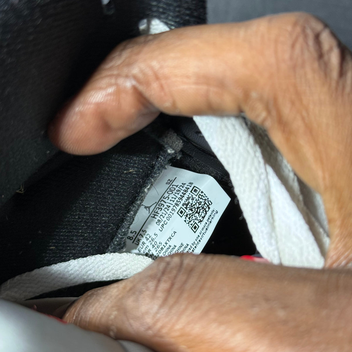 Size 8.5 - AJ 5 Reimagined Black Metallic