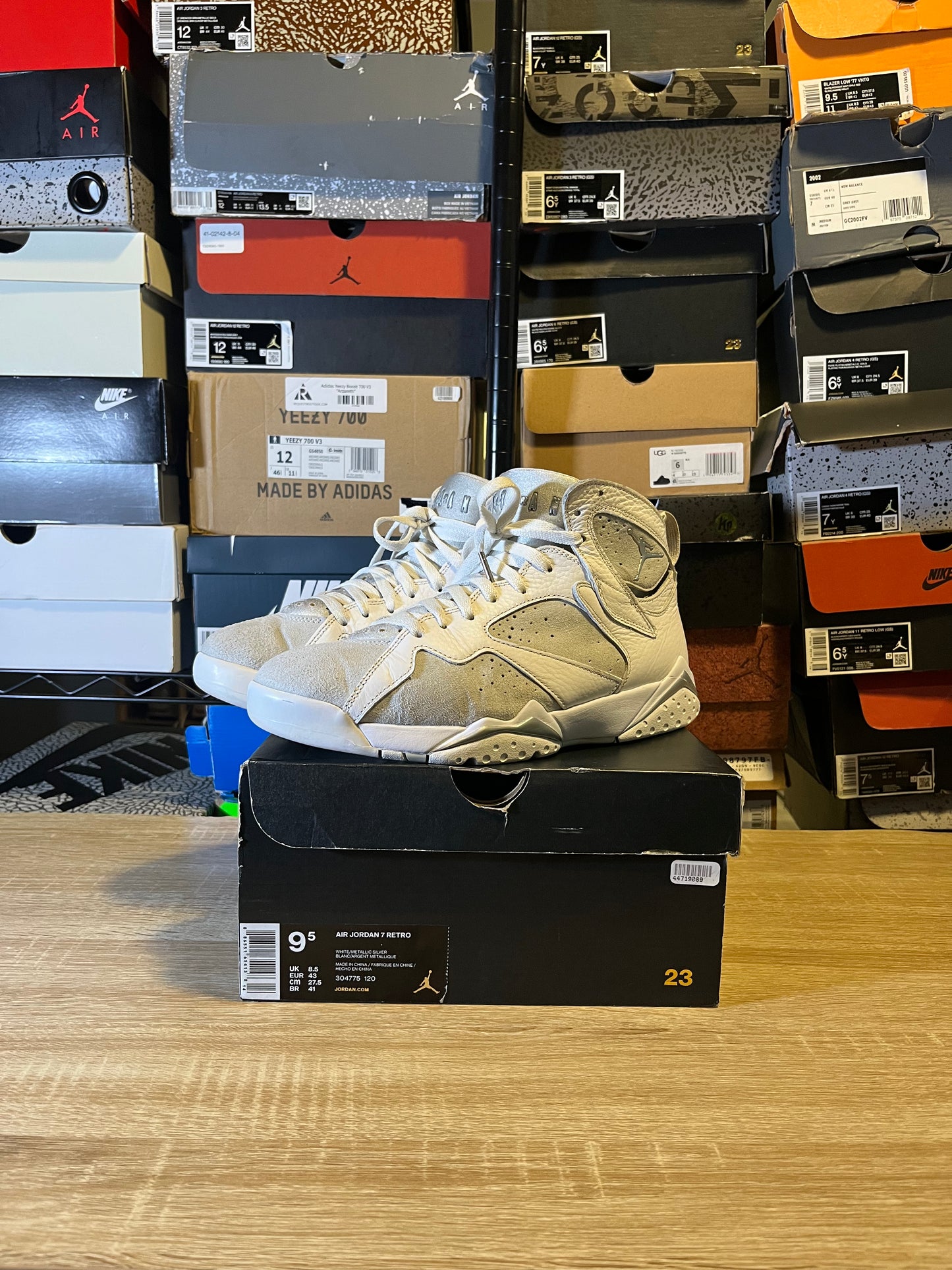 Size 9.5 - AJ 7 Pure Money