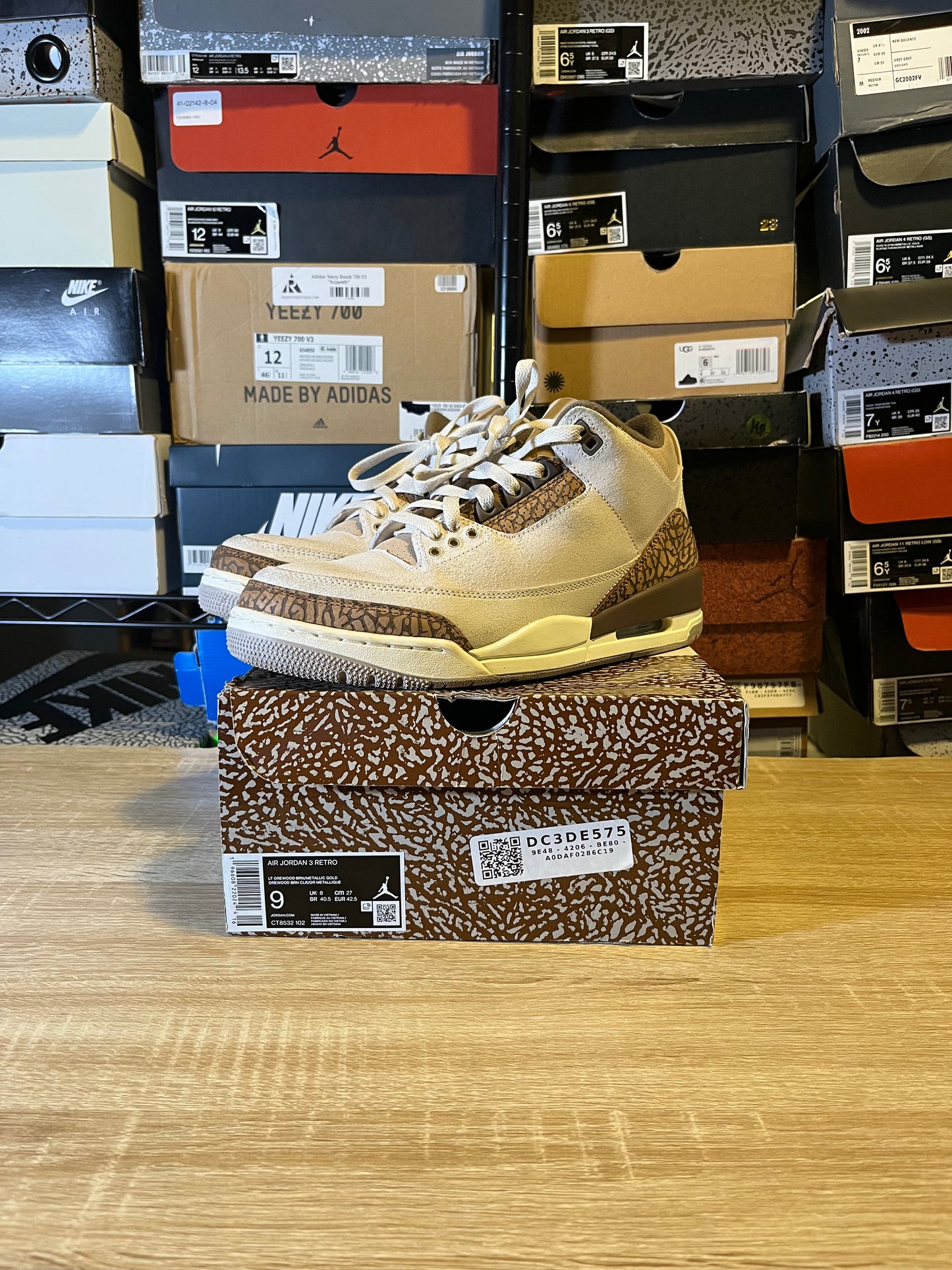 Size 9 - AJ 3 Palomino