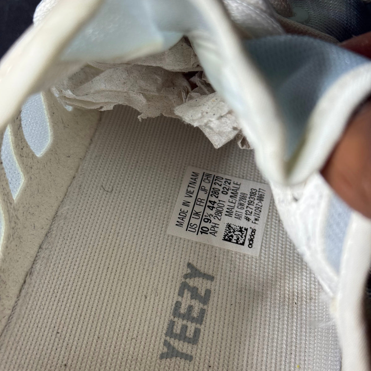 Size 10 - Yeezy 350 Mono Ice