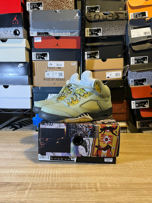 Size 8.5 - AJ 5 Jade Green