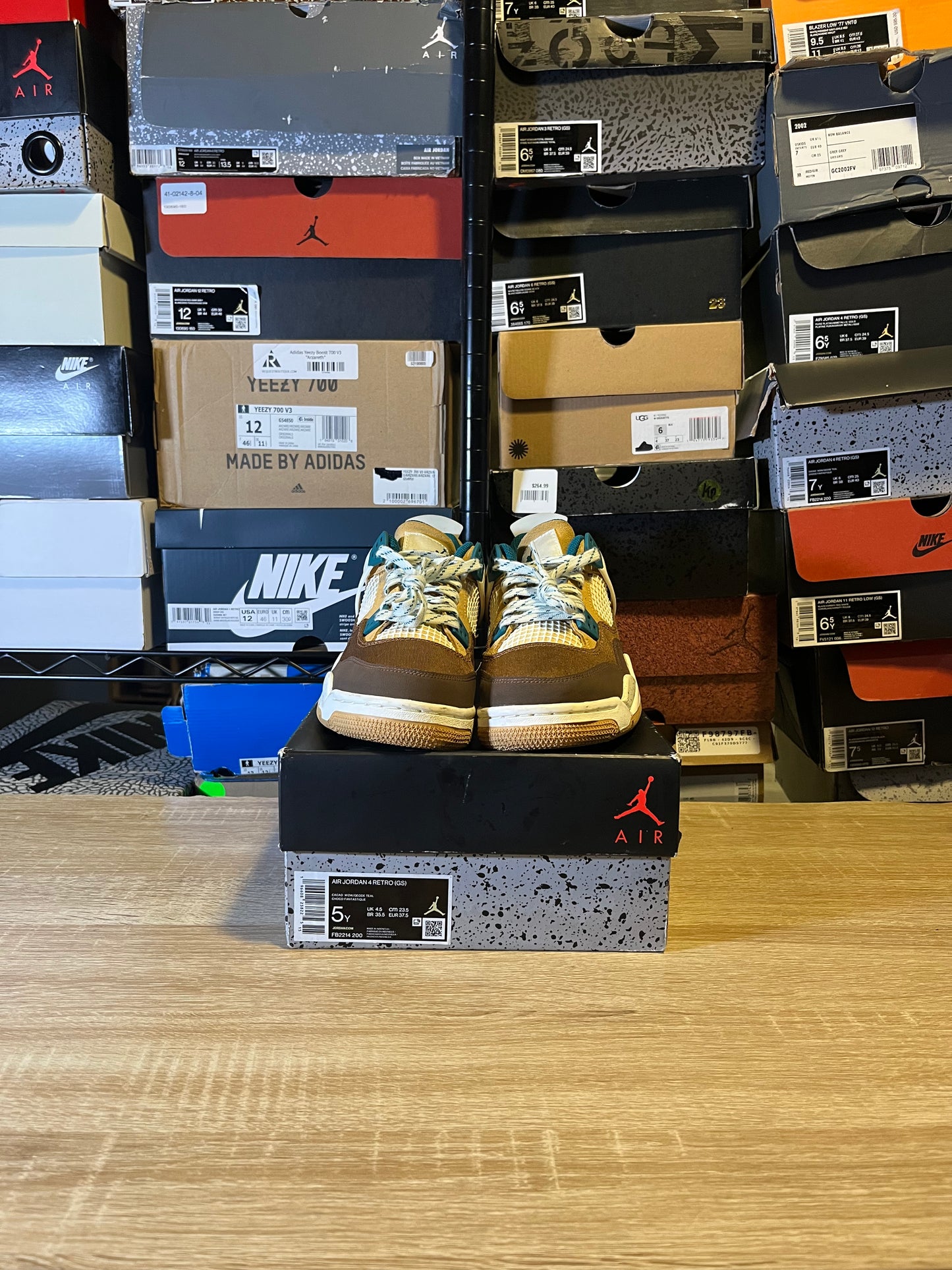 Size 5Y - AJ 4 Cacao Wow