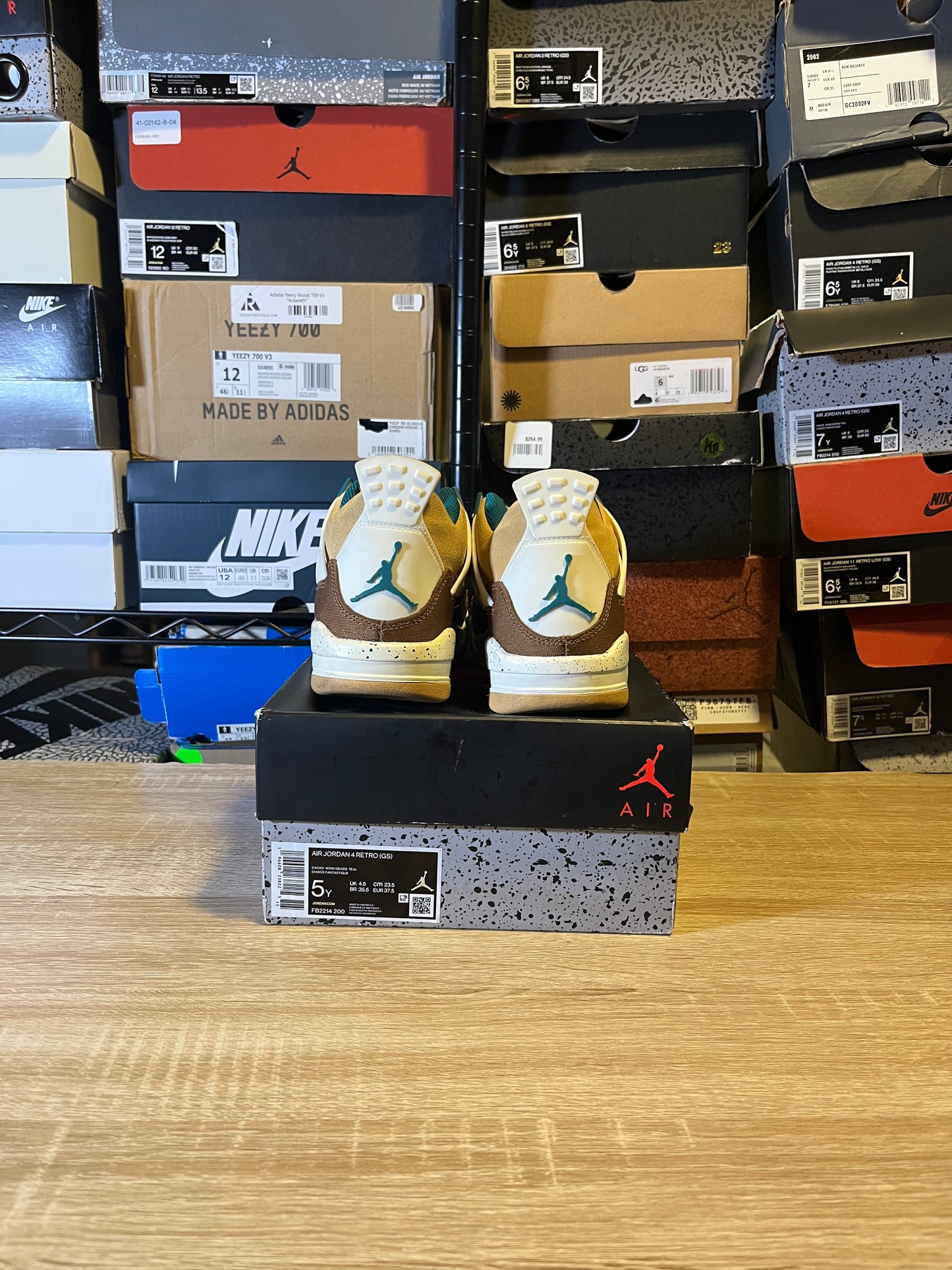 Size 5Y - AJ 4 Cacao Wow