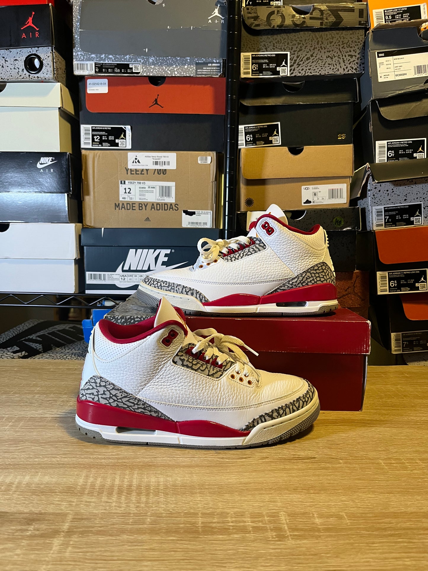 Size 8.5 - AJ 3 Cardinal