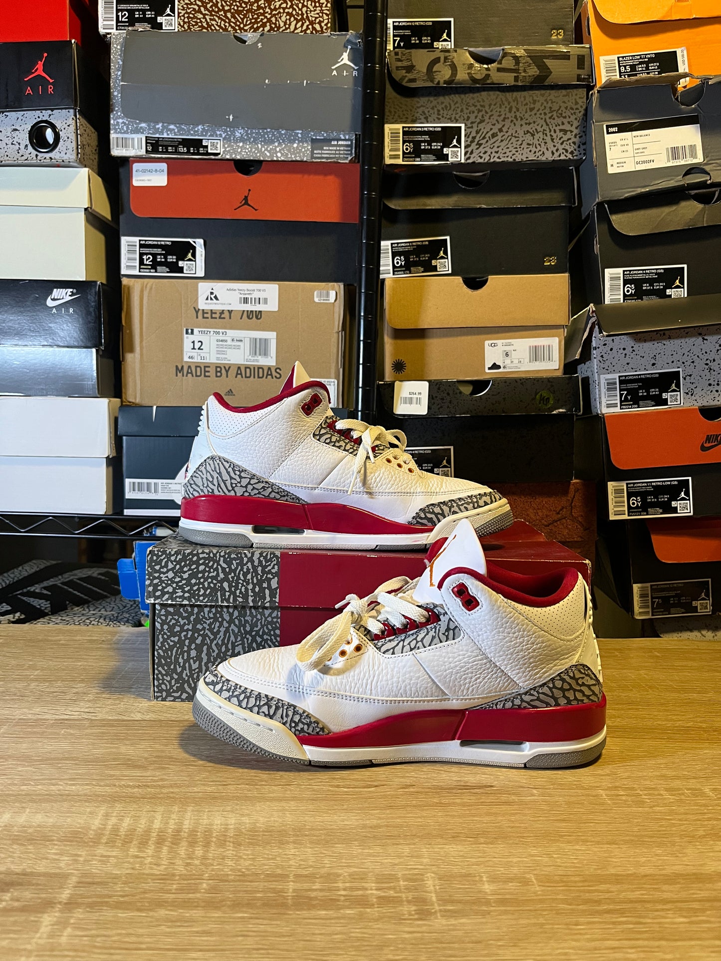 Size 8.5 - AJ 3 Cardinal