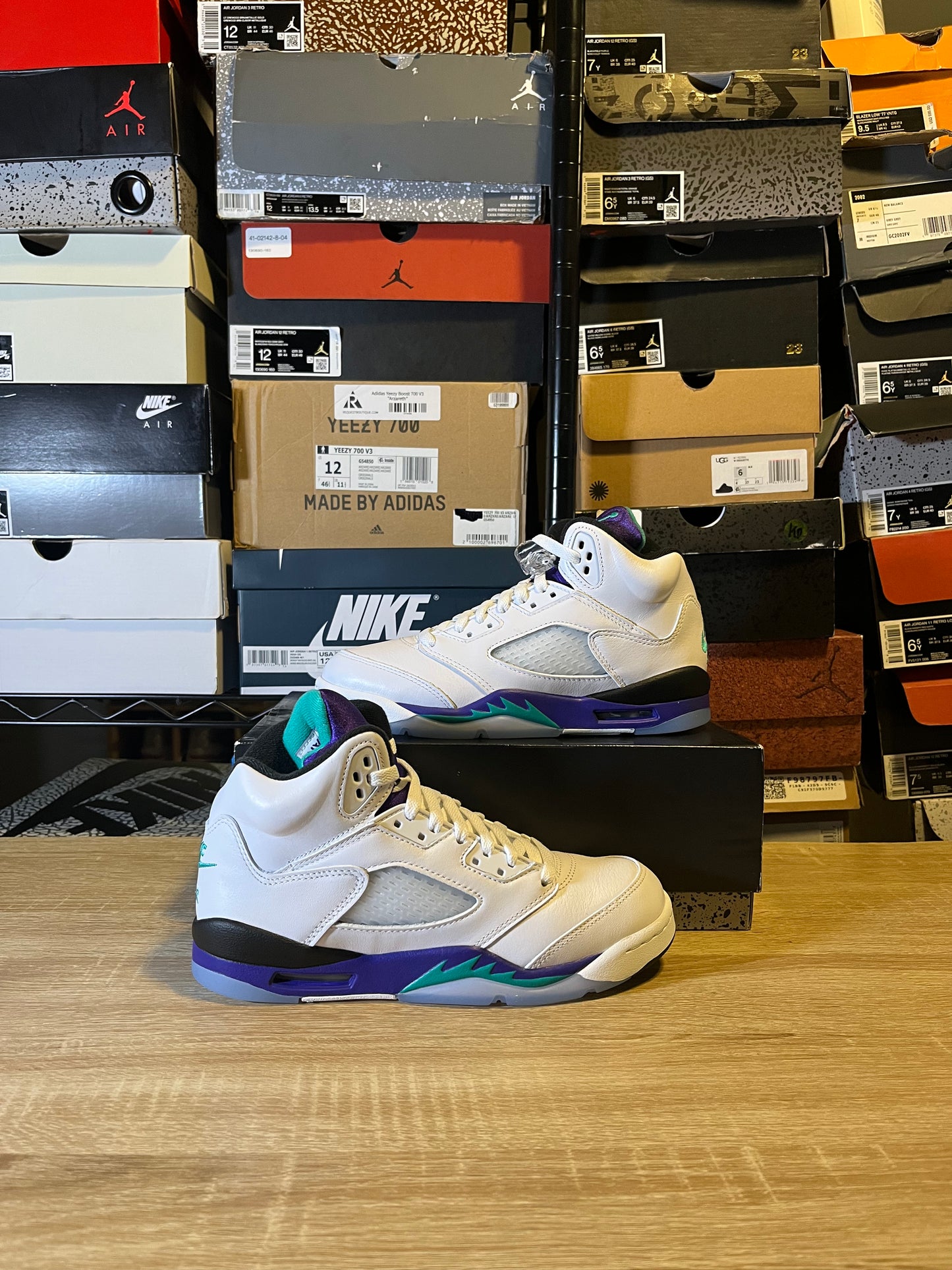 Size 6Y - AJ 5 Grape