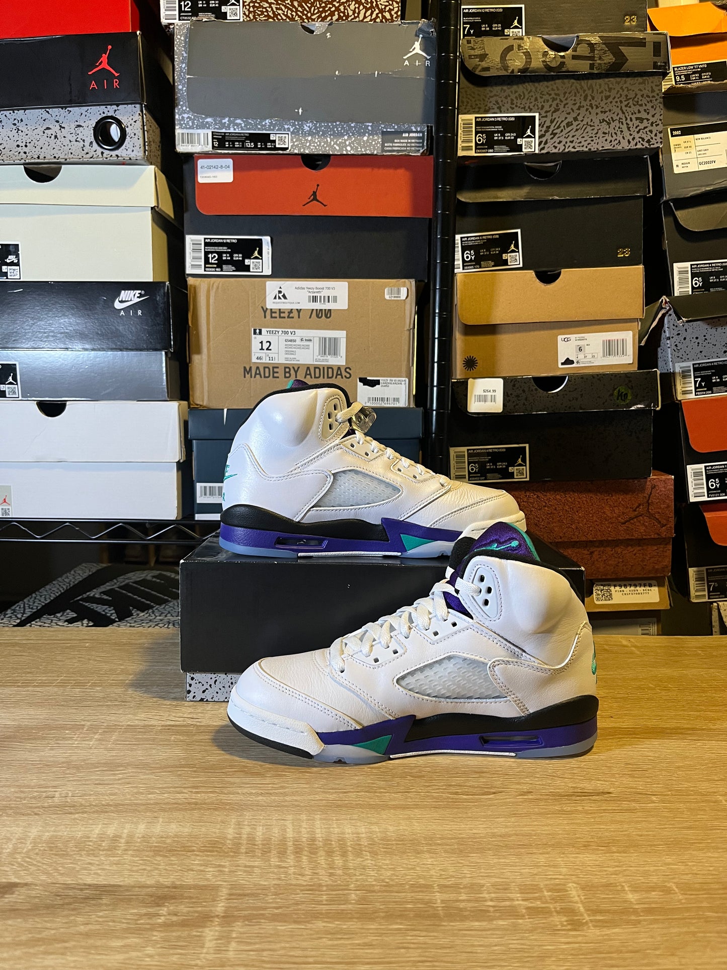 Size 6Y - AJ 5 Grape