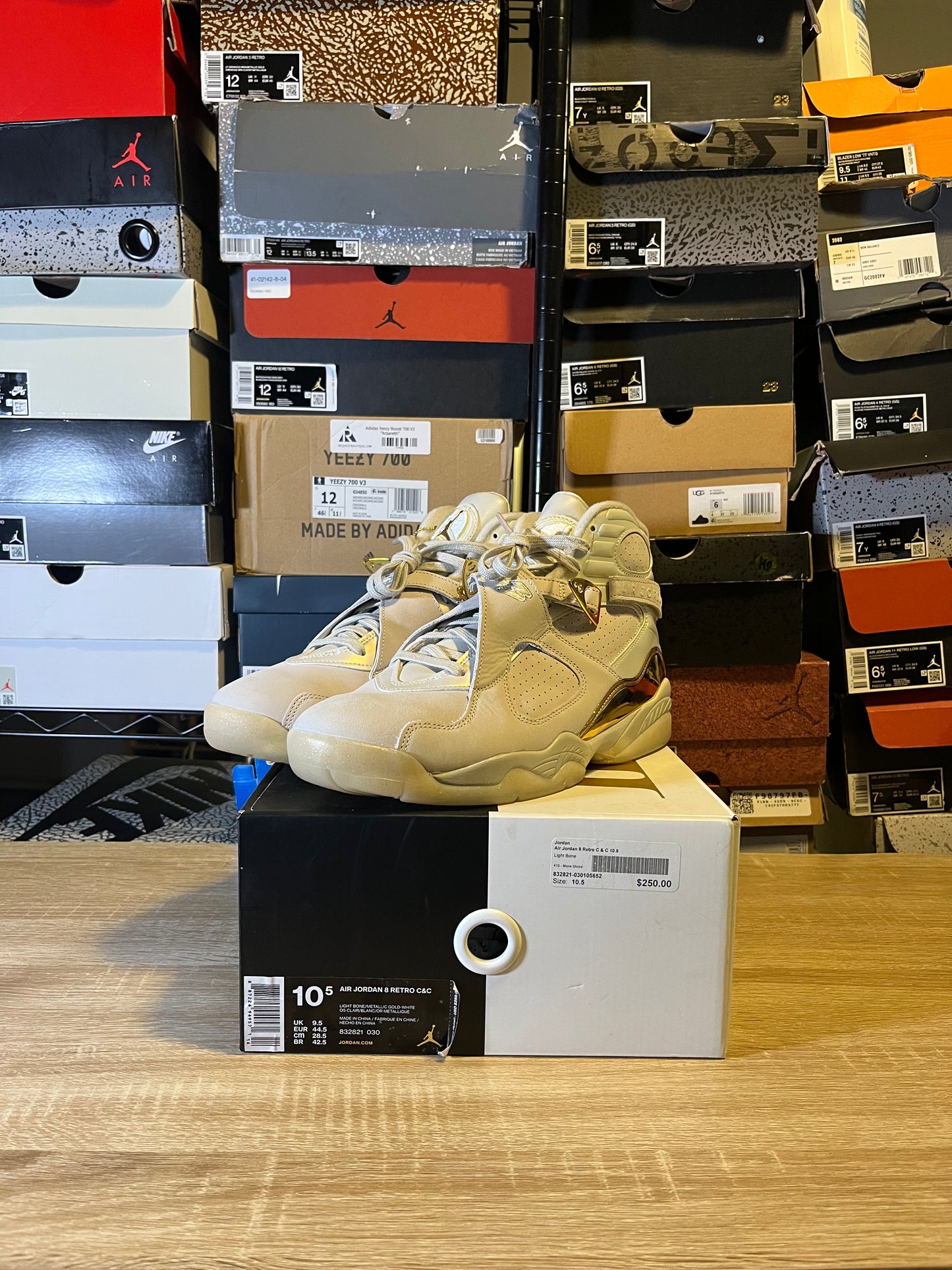 Size 10.5 - AJ 8 Champagne