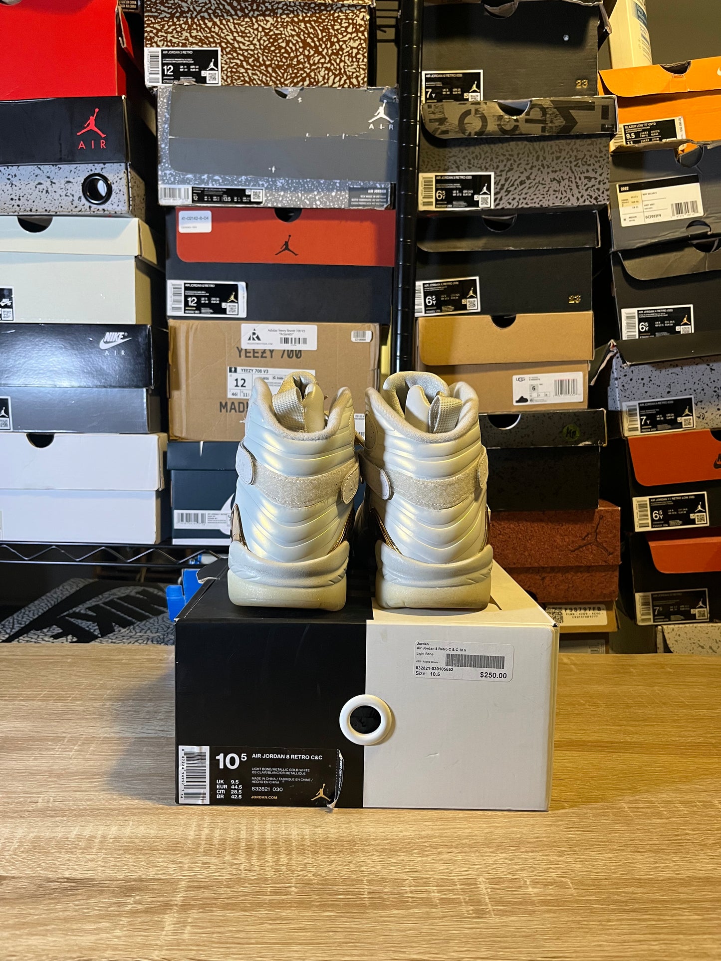 Size 10.5 - AJ 8 Champagne
