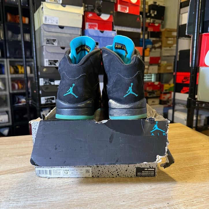 Size 12 - AJ 5 Aqua
