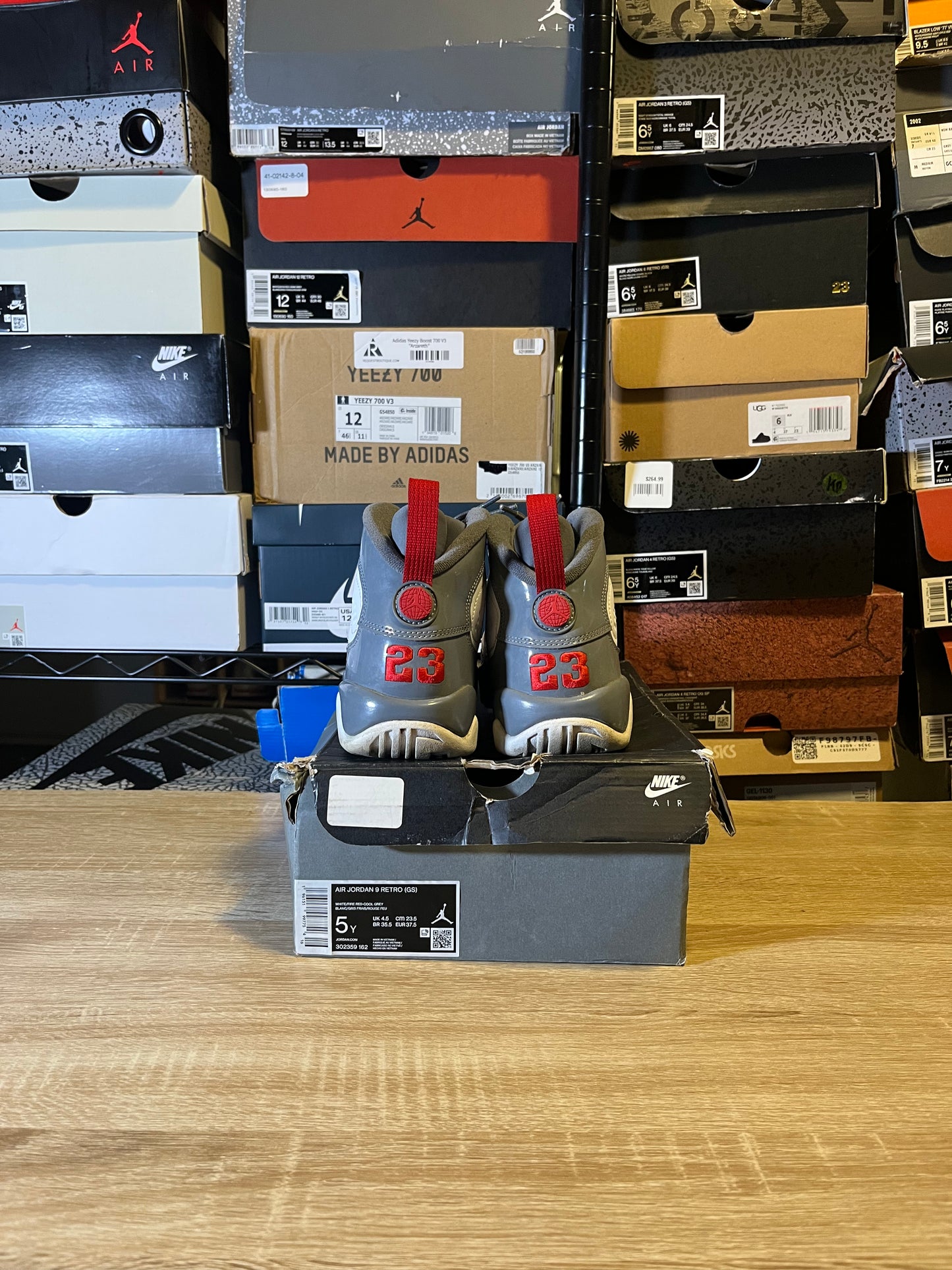 Size 5Y – AJ 9 Fire Red