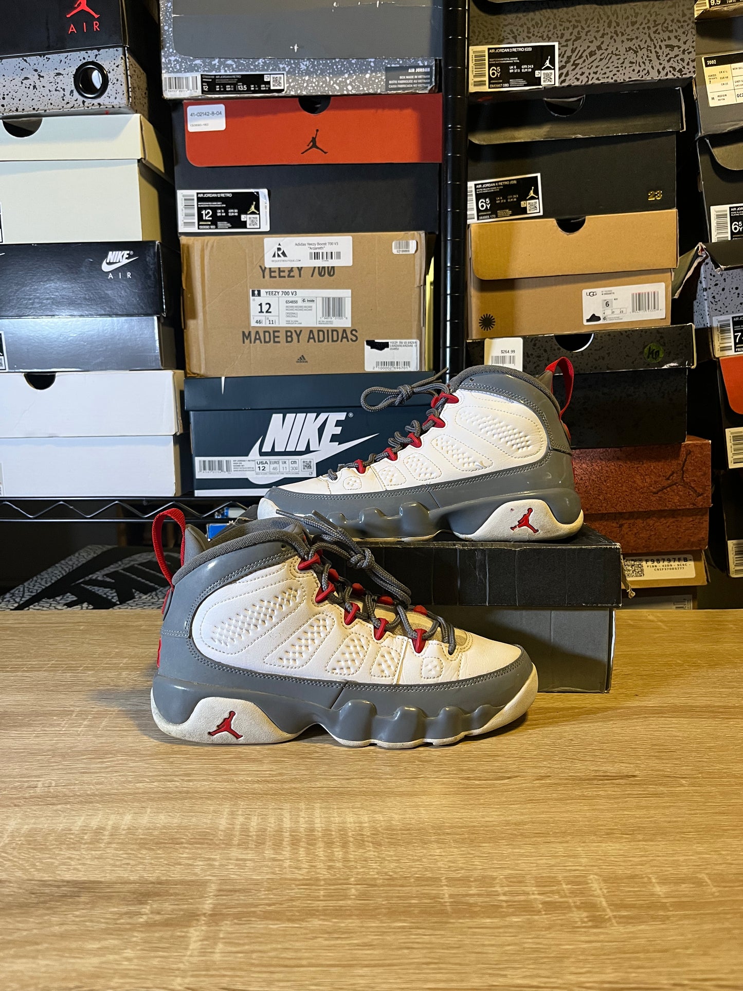 Size 5Y – AJ 9 Fire Red