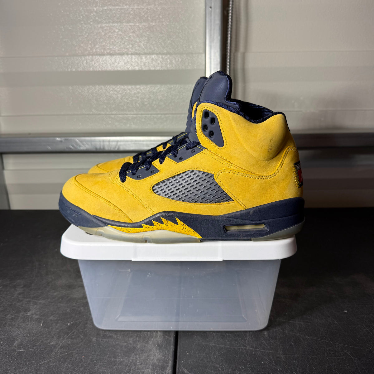 Size 10.5 - AJ 5 Michigan