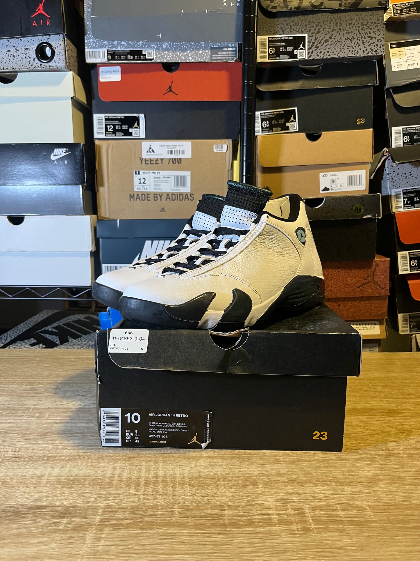 Size 10 – AJ 14 Oxidized Green