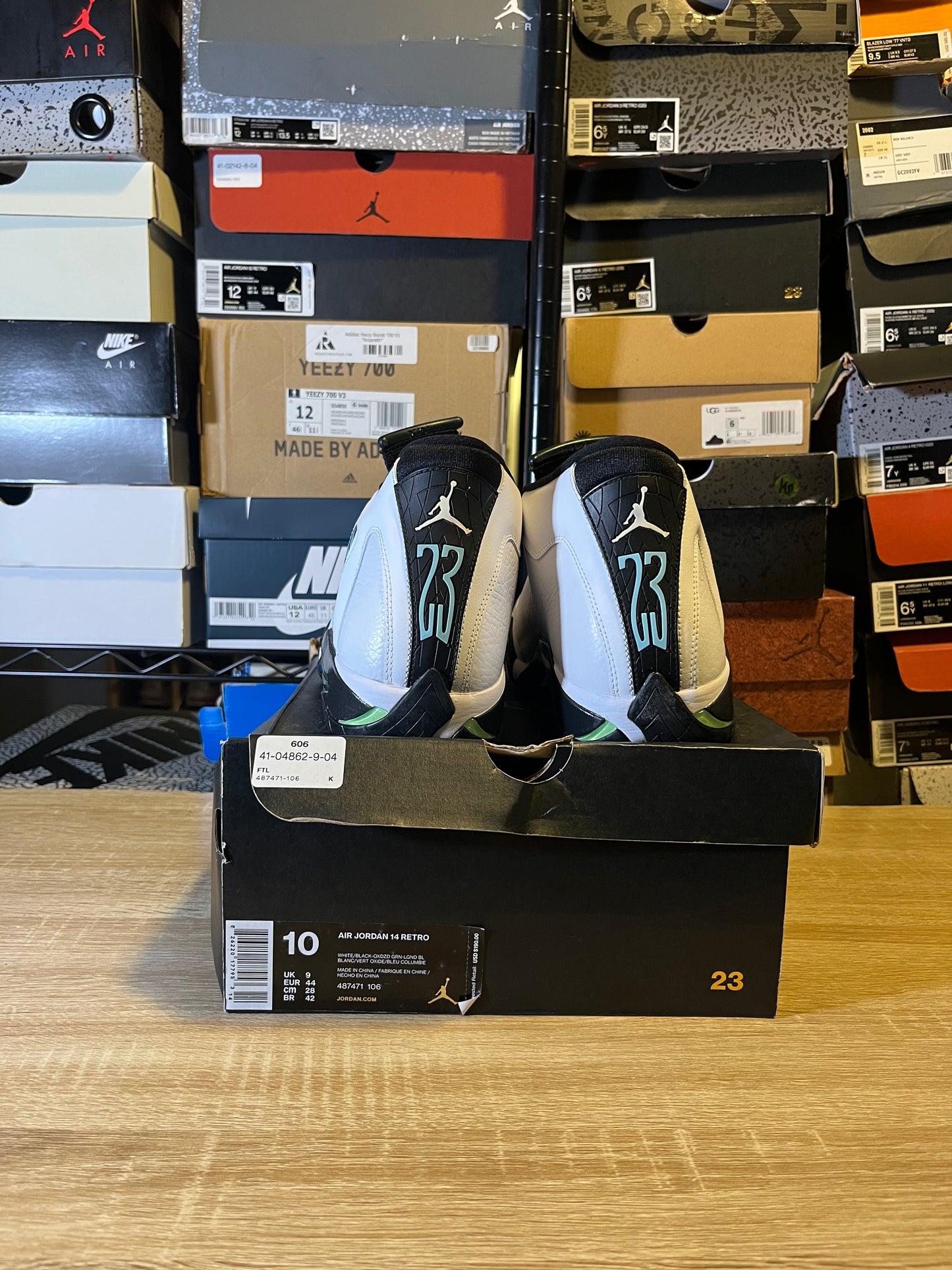 Size 10 – AJ 14 Oxidized Green