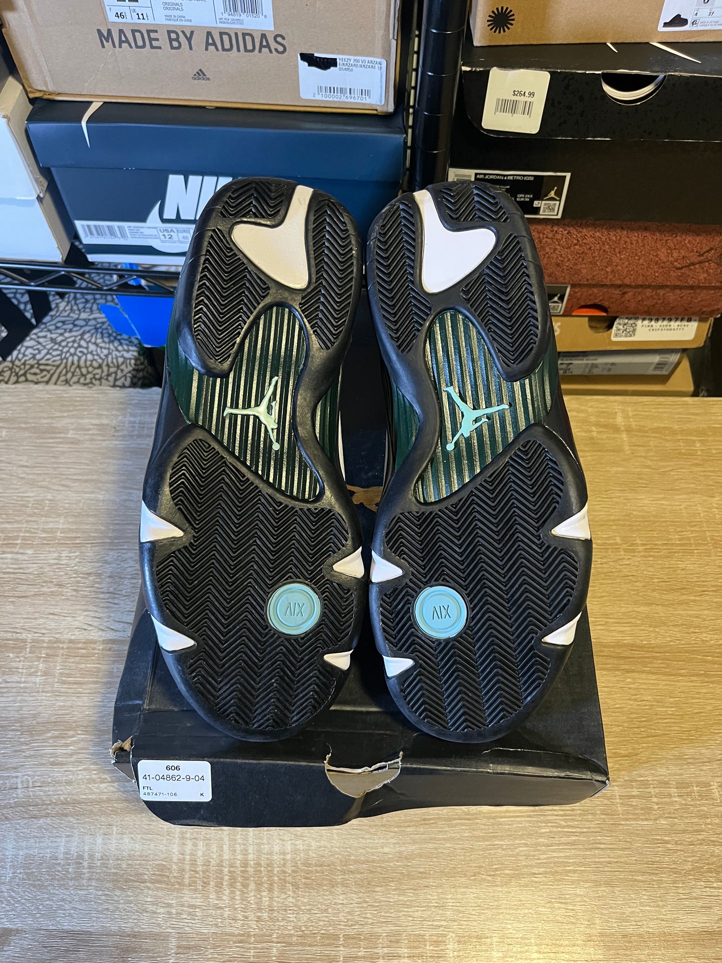 Size 10 – AJ 14 Oxidized Green