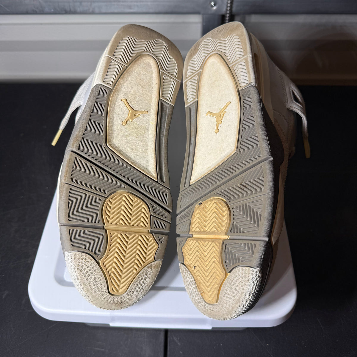 Size 10.5 - AJ 4 Craft Photon Dust