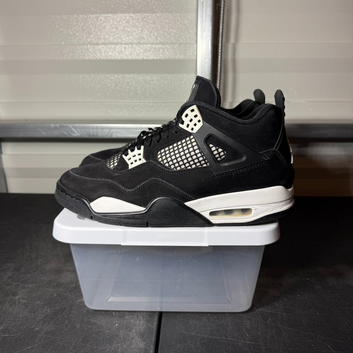 Size 11 - AJ 4 White Thunder