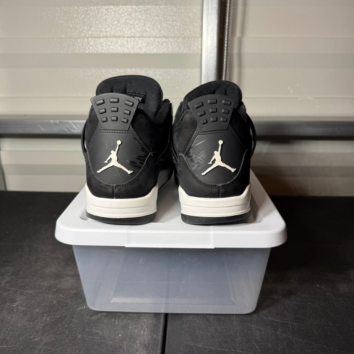 Size 11 - AJ 4 White Thunder