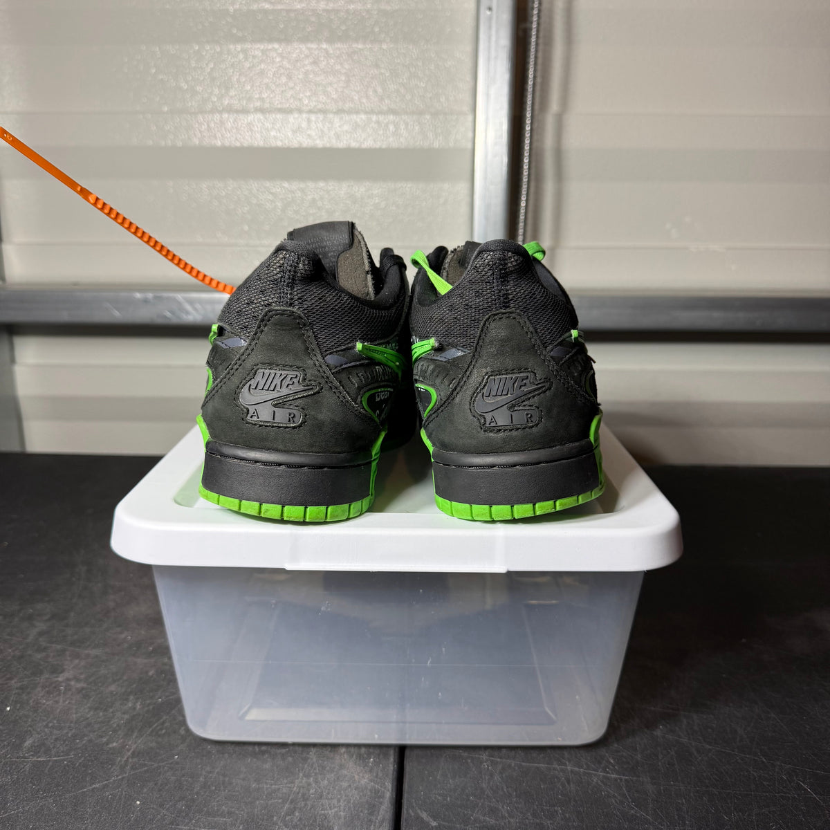 Size 11 - Off White Rubber Dunk Green Strike