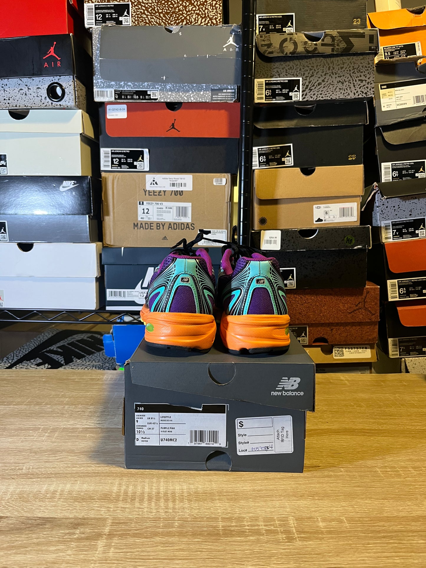 Size 9 - NB 740v2 Concord Grape Sun Glow