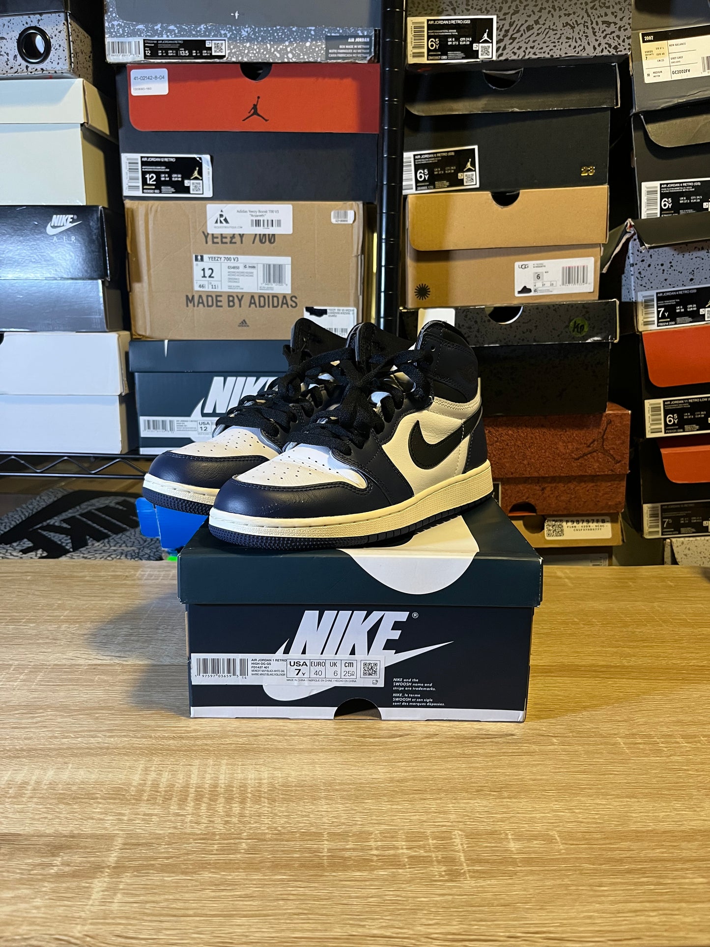 Size 7Y - AJ 1 Midnight