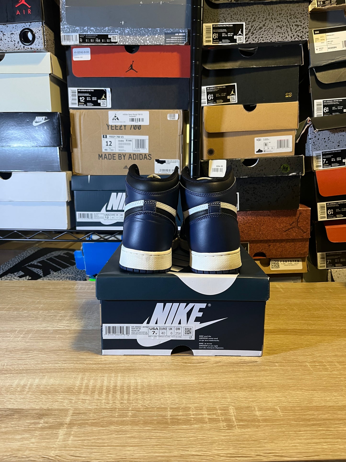 Size 7Y - AJ 1 Midnight