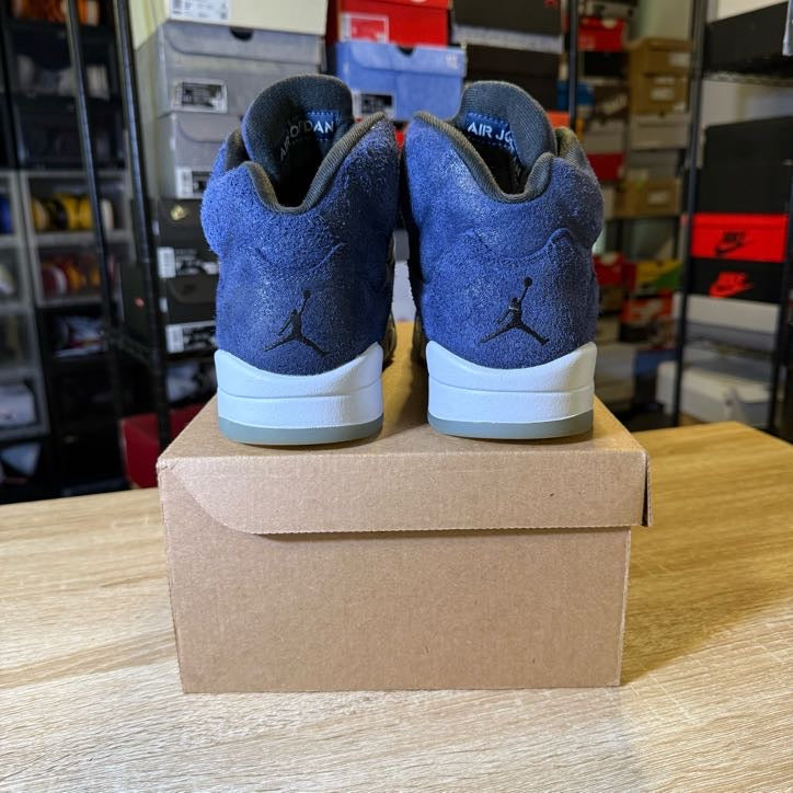 Size 9.5 - AJ 5 Midnight Navy
