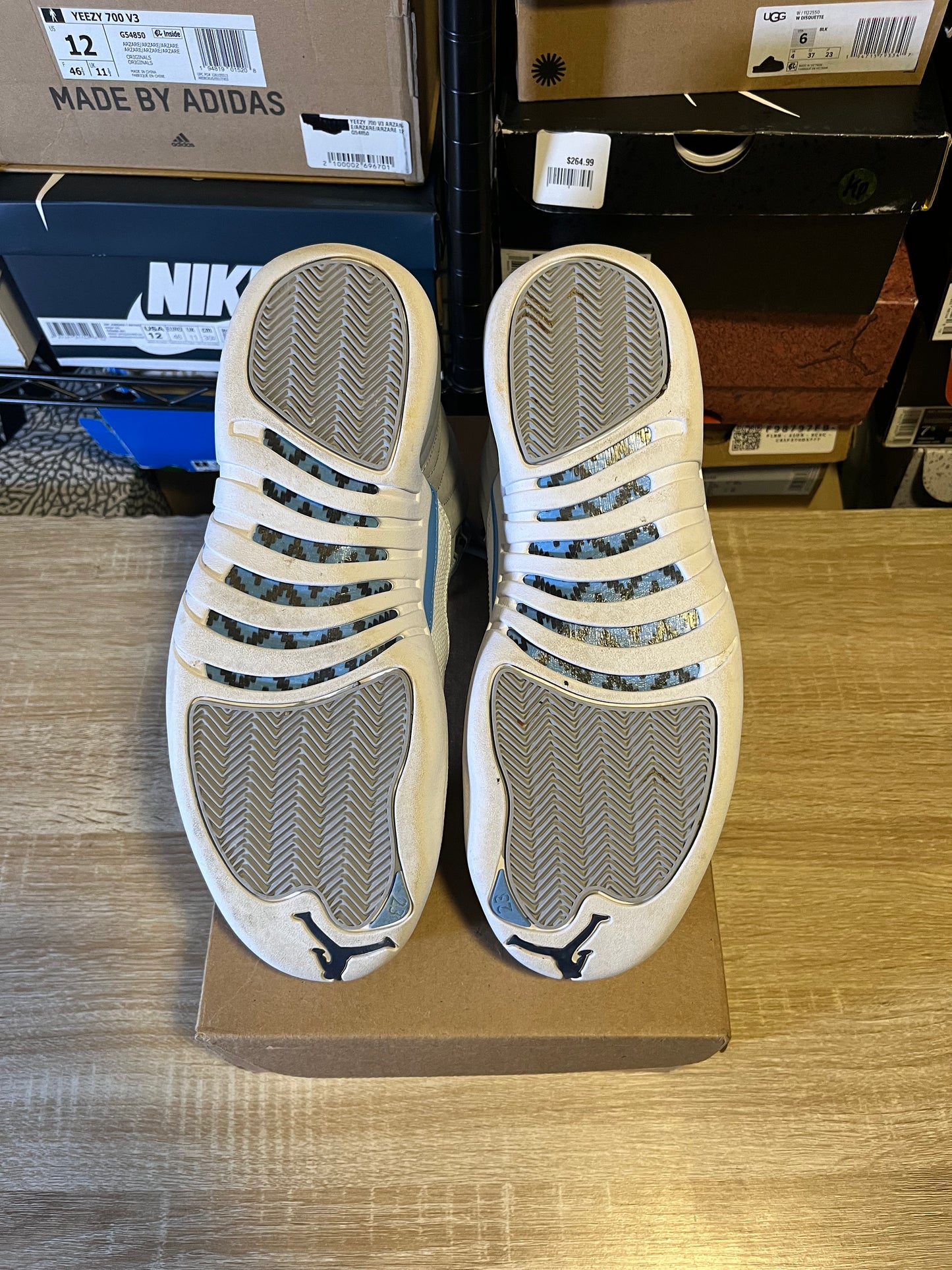 Size 10 - AJ 12 Retro Grey University
