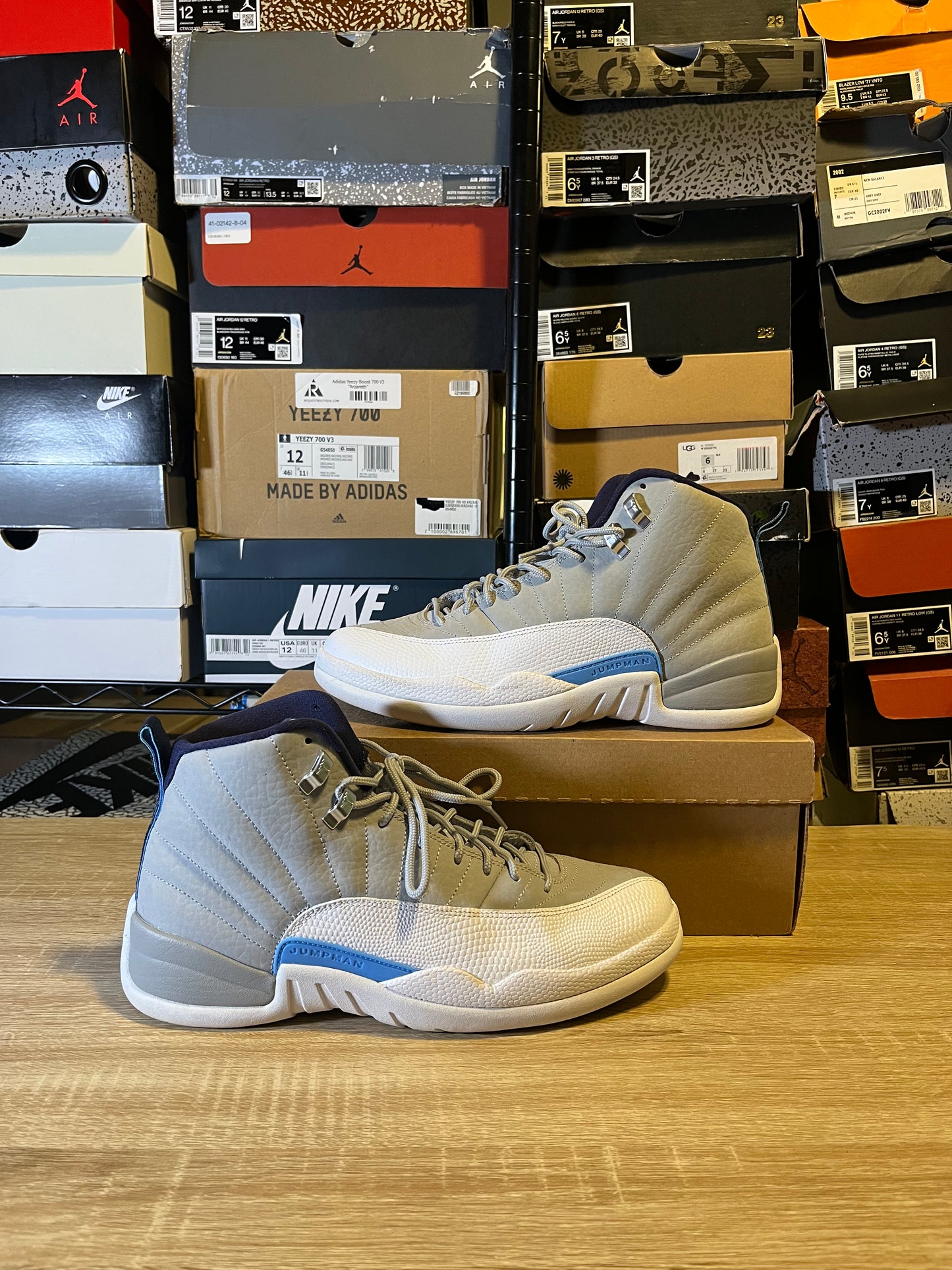 Size 10 - AJ 12 Retro Grey University
