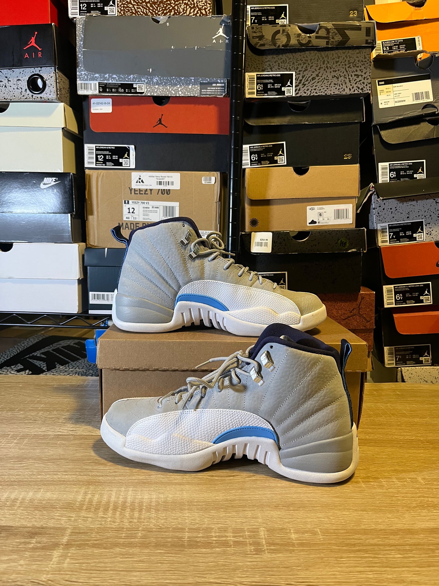 Size 10 - AJ 12 Retro Grey University