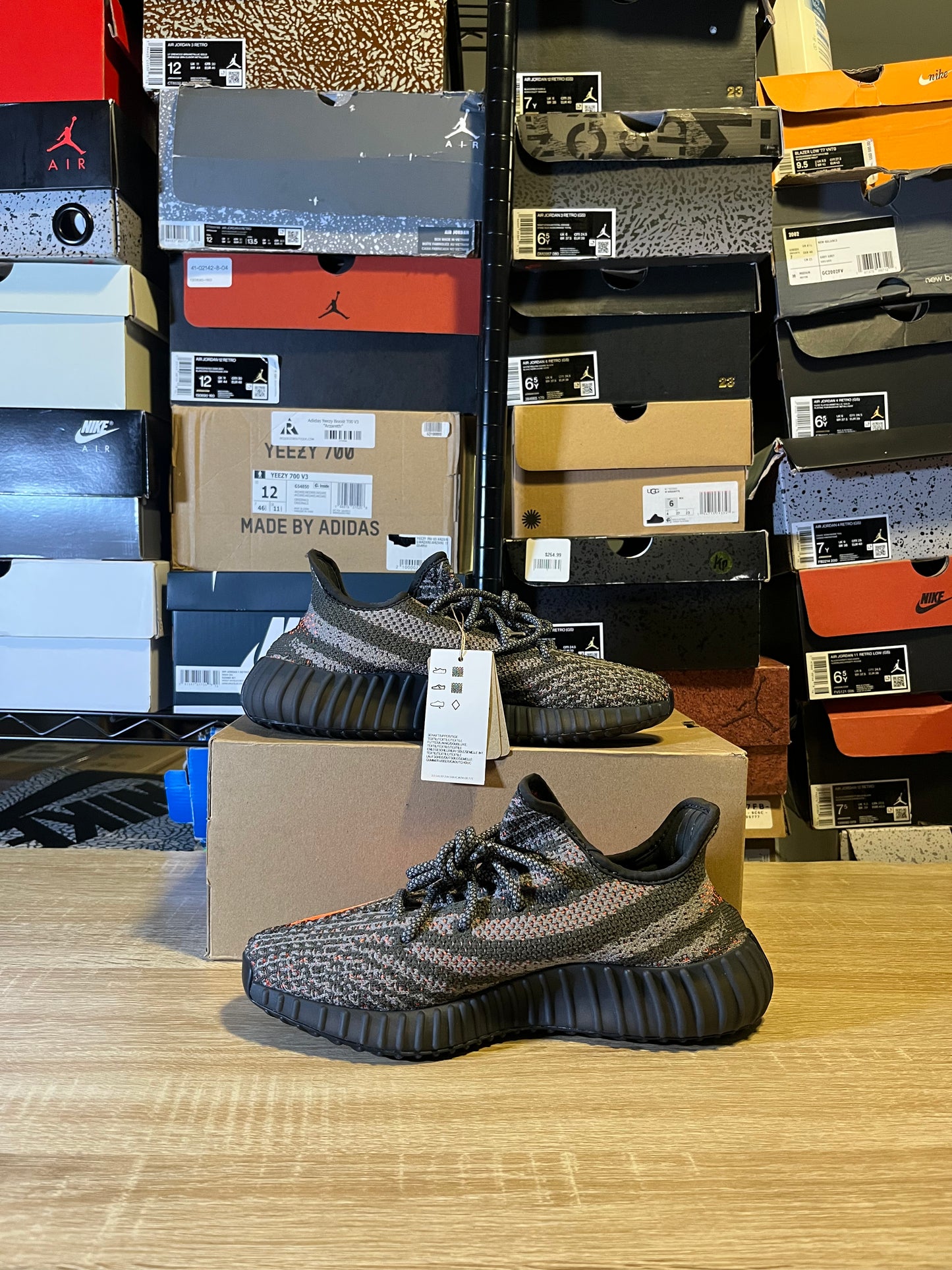 Size 7 - YZY 350 Carbon Beluga