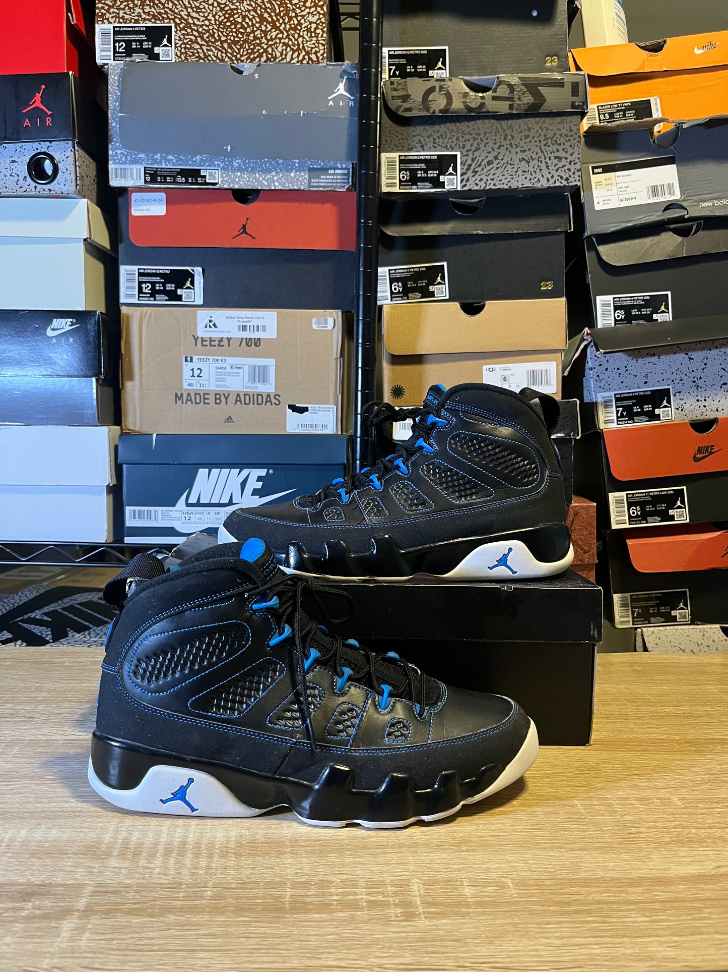 Size 10.5 - AJ 9 Photo Blue