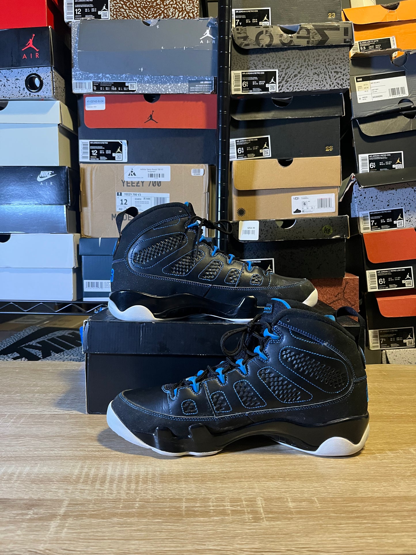 Size 10.5 - AJ 9 Photo Blue