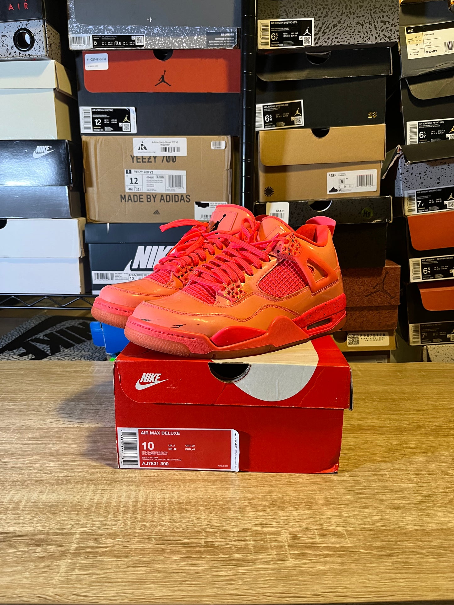 Size 9.5 M - Air Jordan 4 Retro NRG Hot Punch