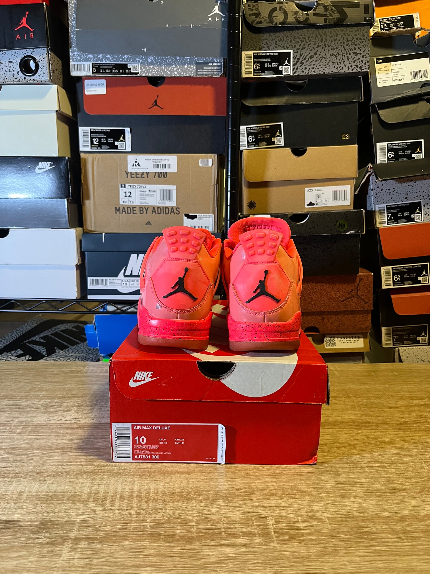 Size 9.5 M - Air Jordan 4 Retro NRG Hot Punch
