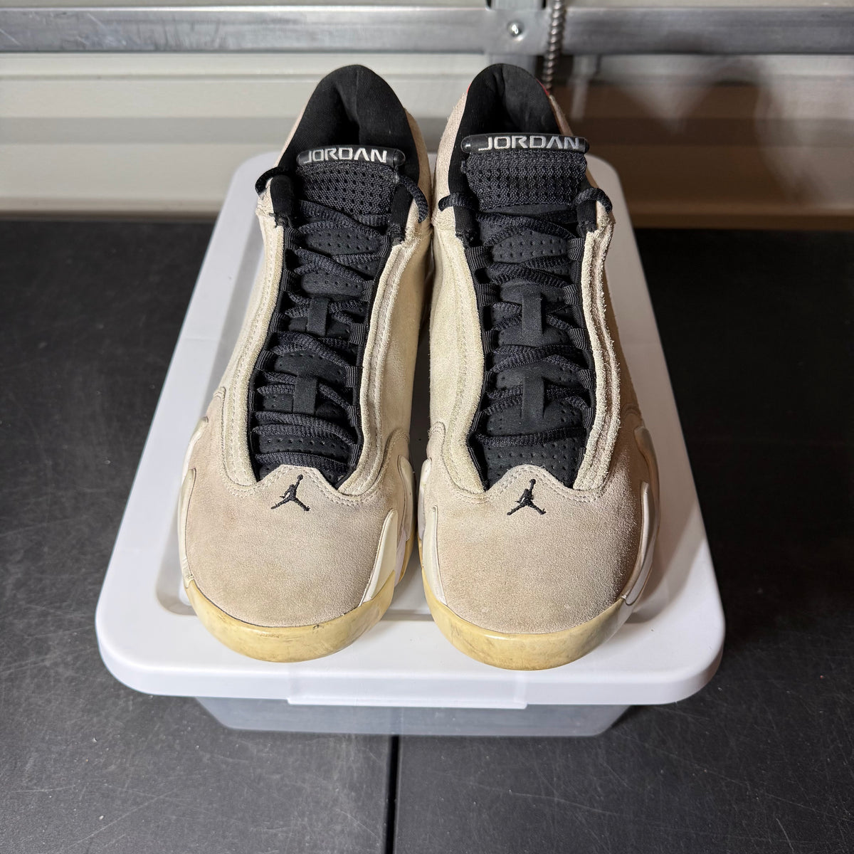 Size 9.5 - AJ 14 Desert Sand