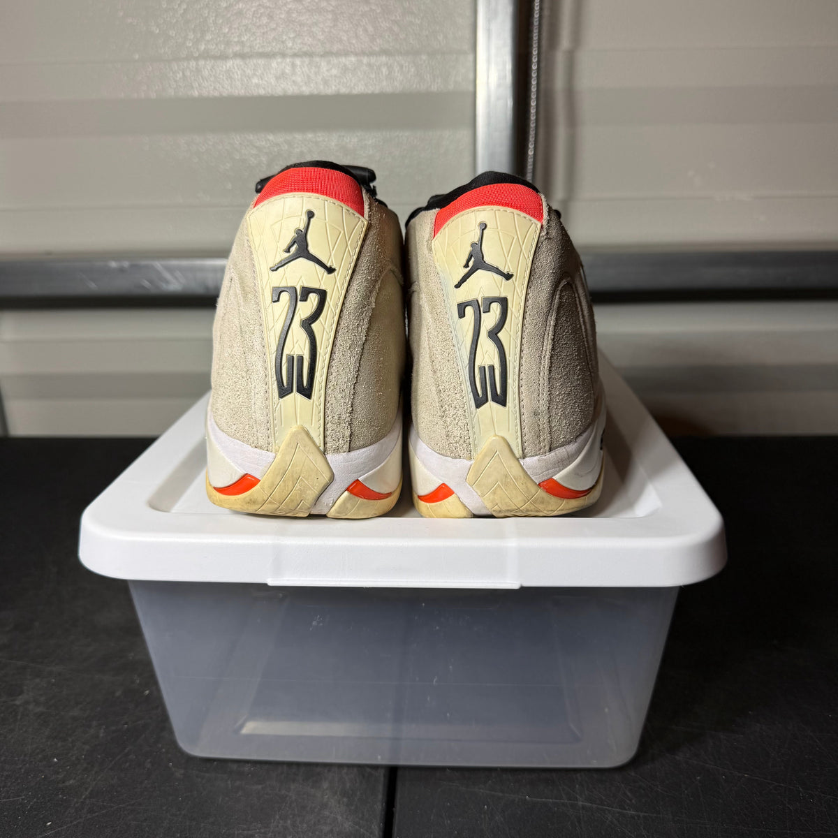 Size 9.5 - AJ 14 Desert Sand