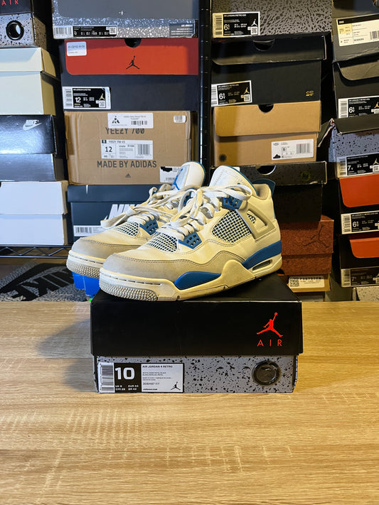 Size 10 - AJ 4 Retro Military Blue 2012