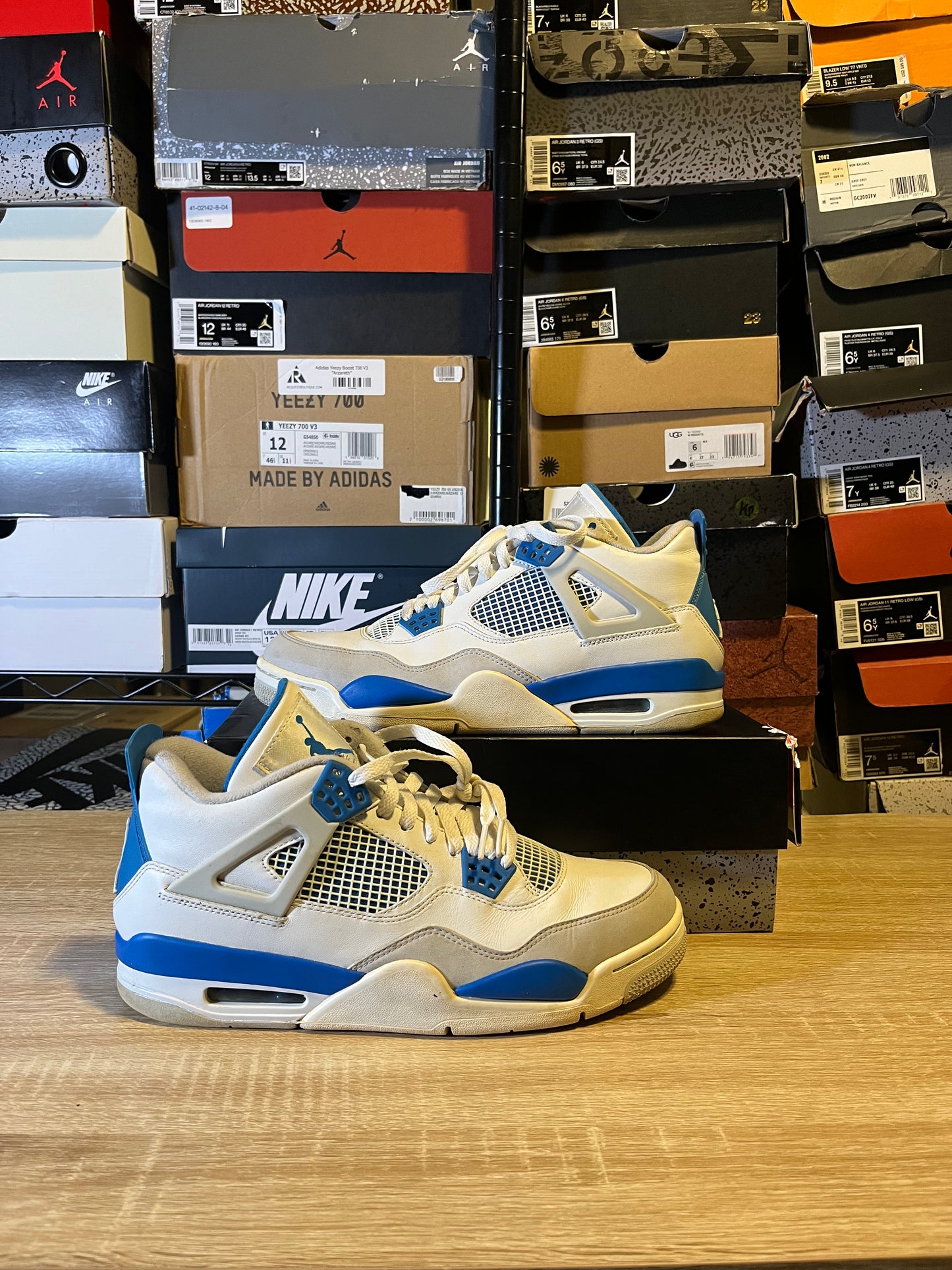 Size 10 - AJ 4 Retro Military Blue 2012