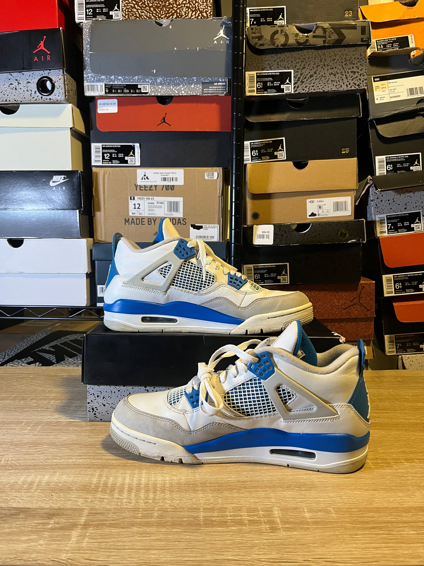 Size 10 - AJ 4 Retro Military Blue 2012