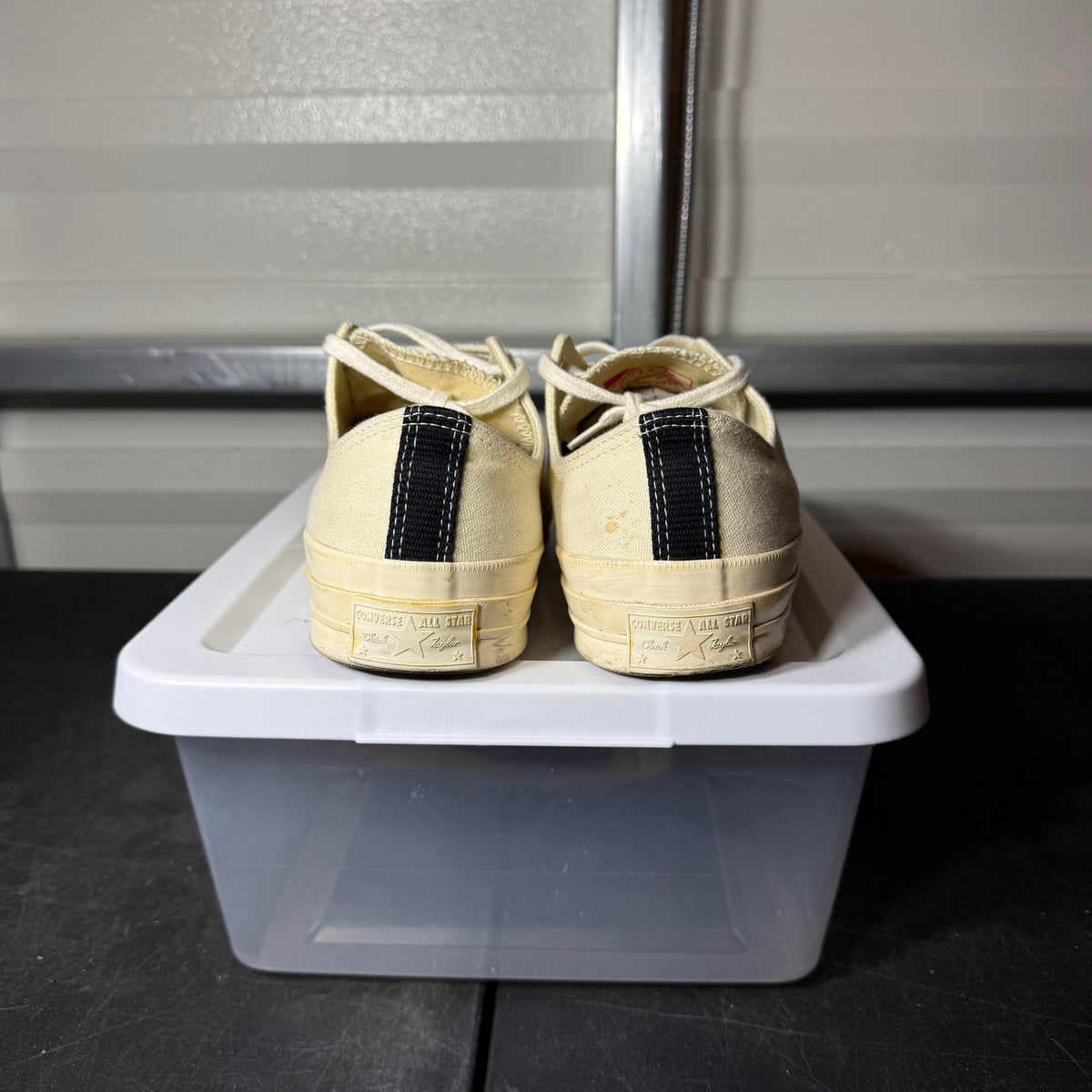 Size 10 - CDG x Converse Chuck 70 Low Milk Heart