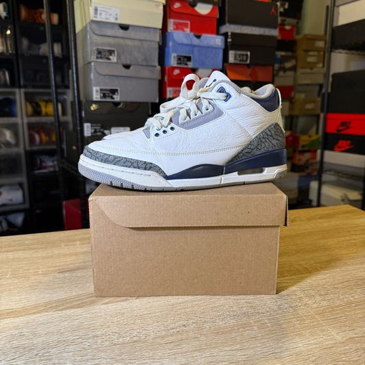 Size 8 - AJ 3 Midnight Navy