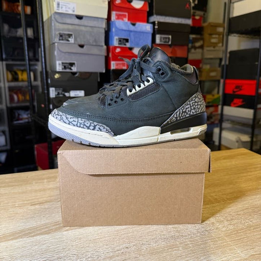 Size 7.5 M - AJ 3 Off Noir