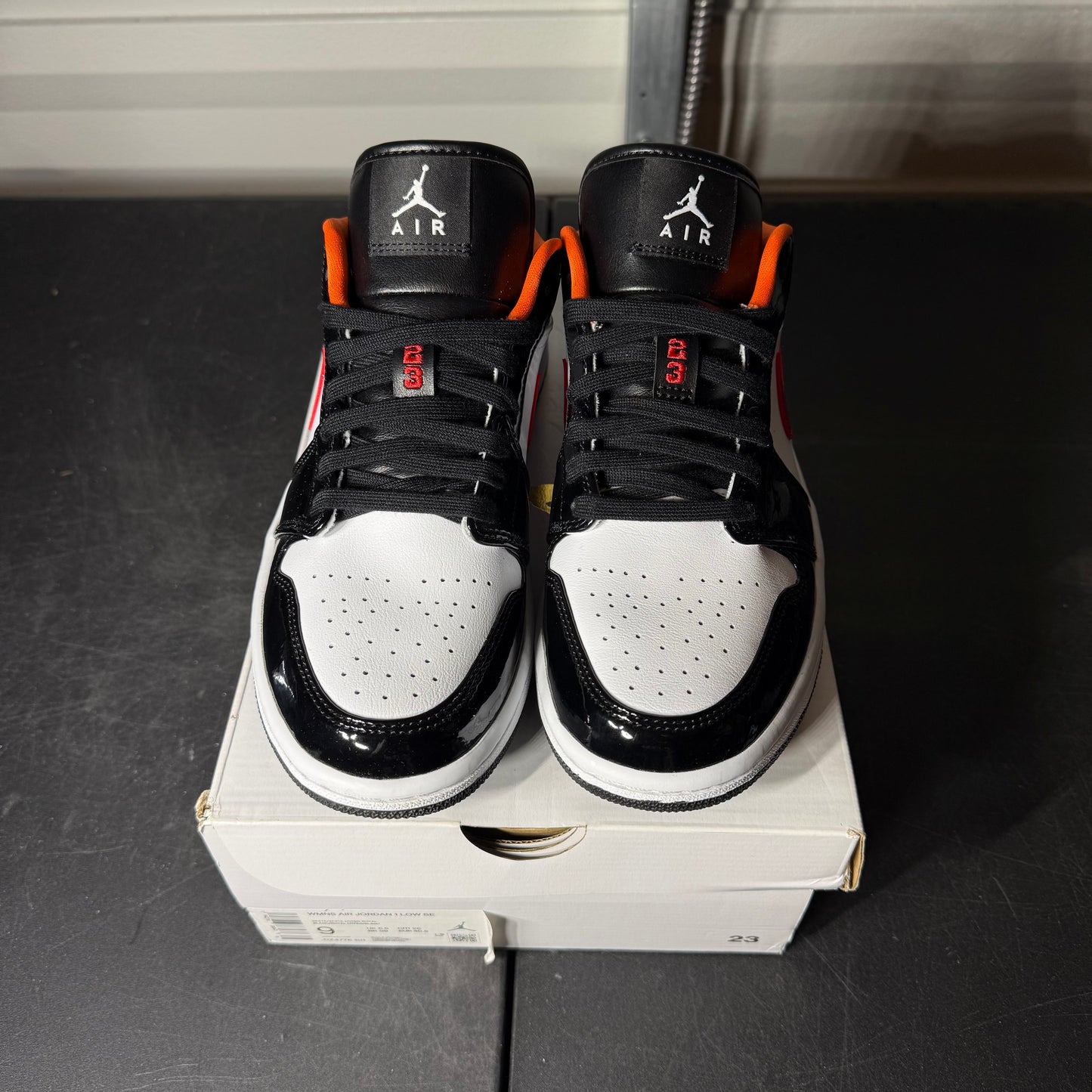 Size 9W - AJ 1 Low Multi