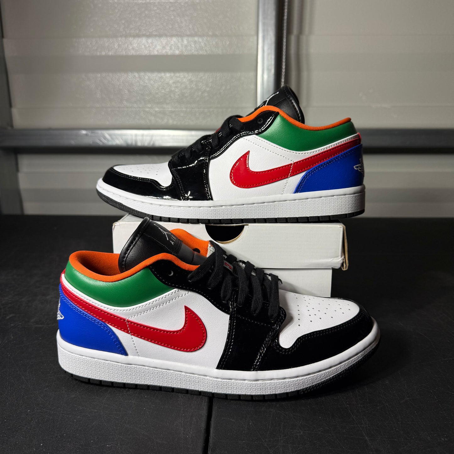 Size 9W - AJ 1 Low Multi