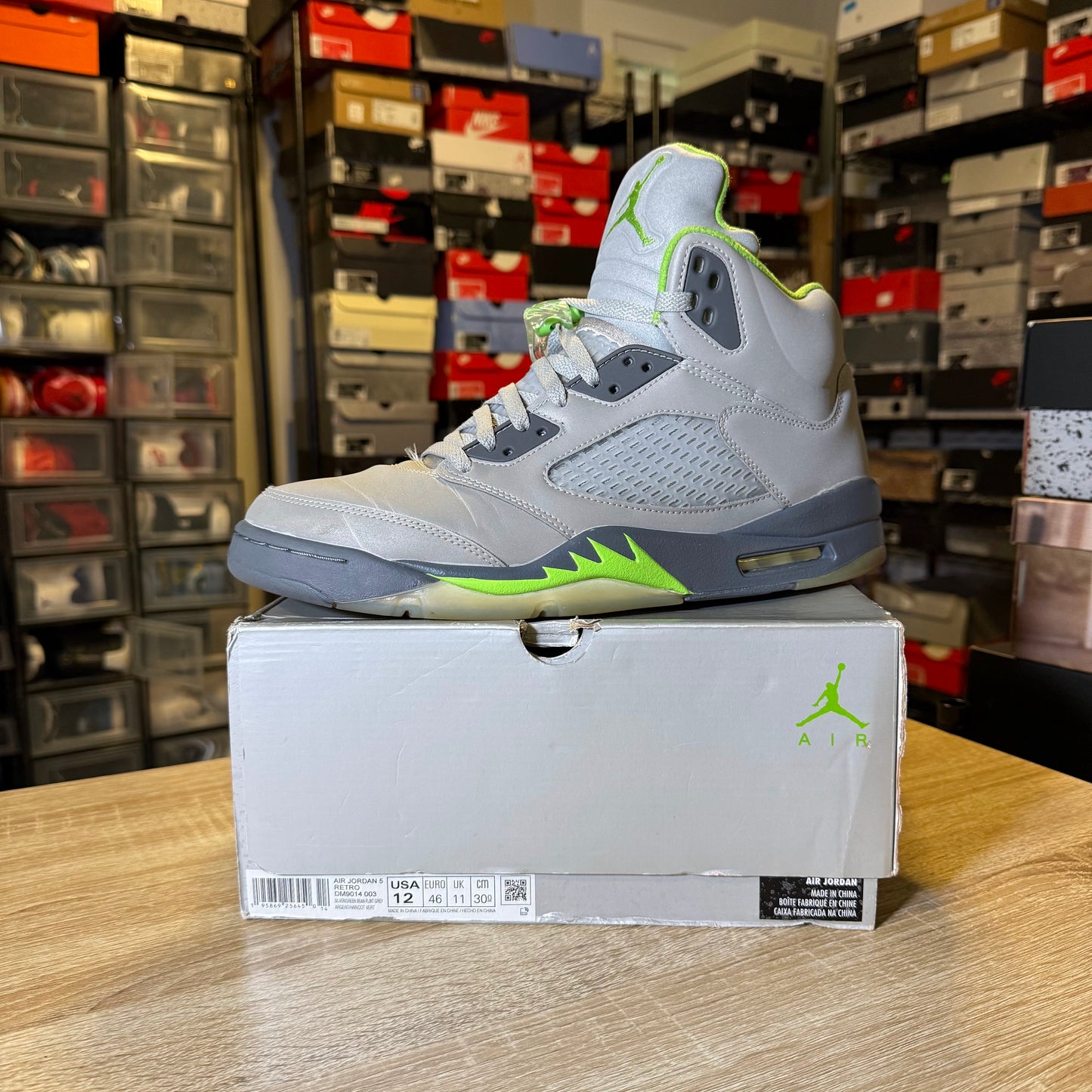 Size 12 - AJ 5 Green Bean