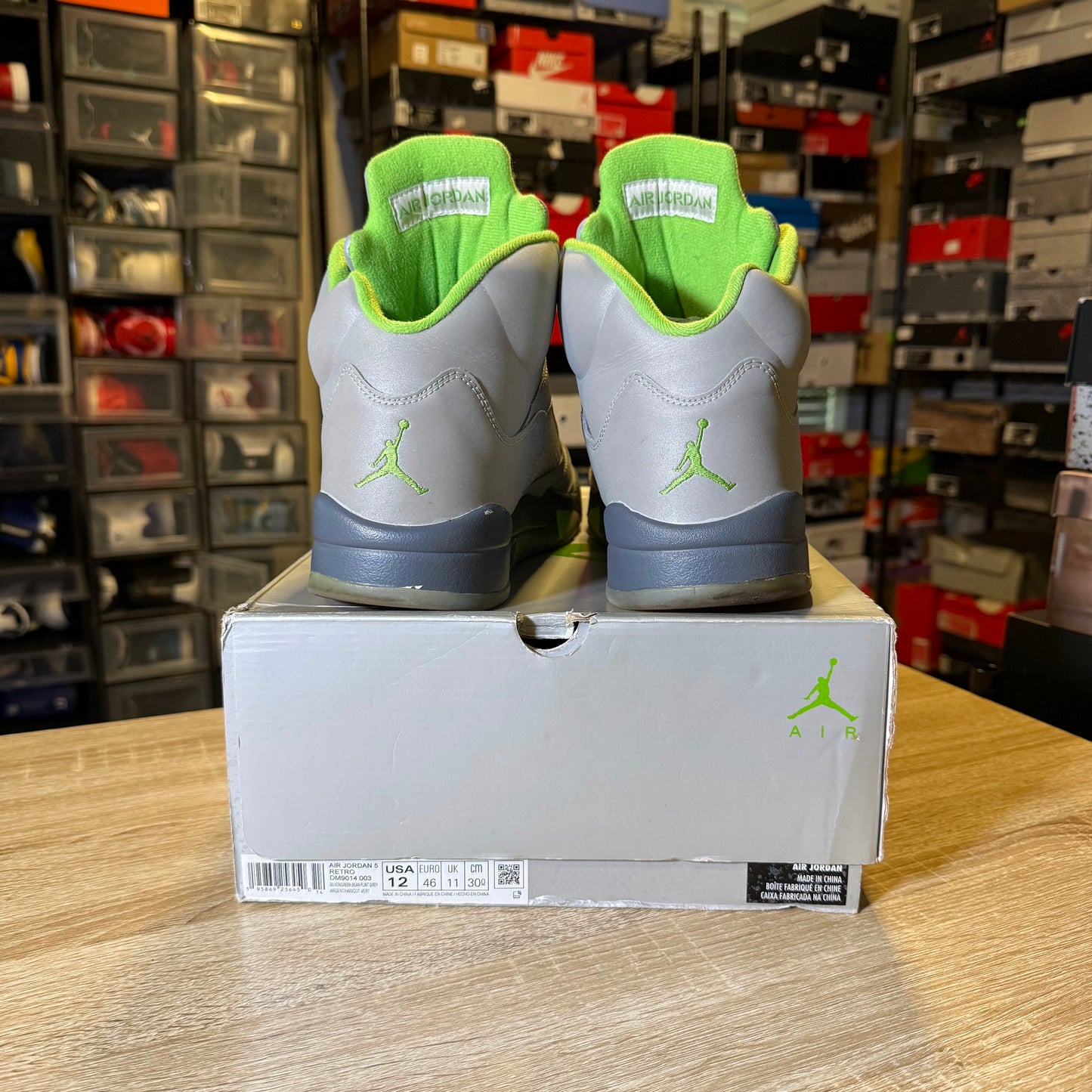 Size 12 - AJ 5 Green Bean