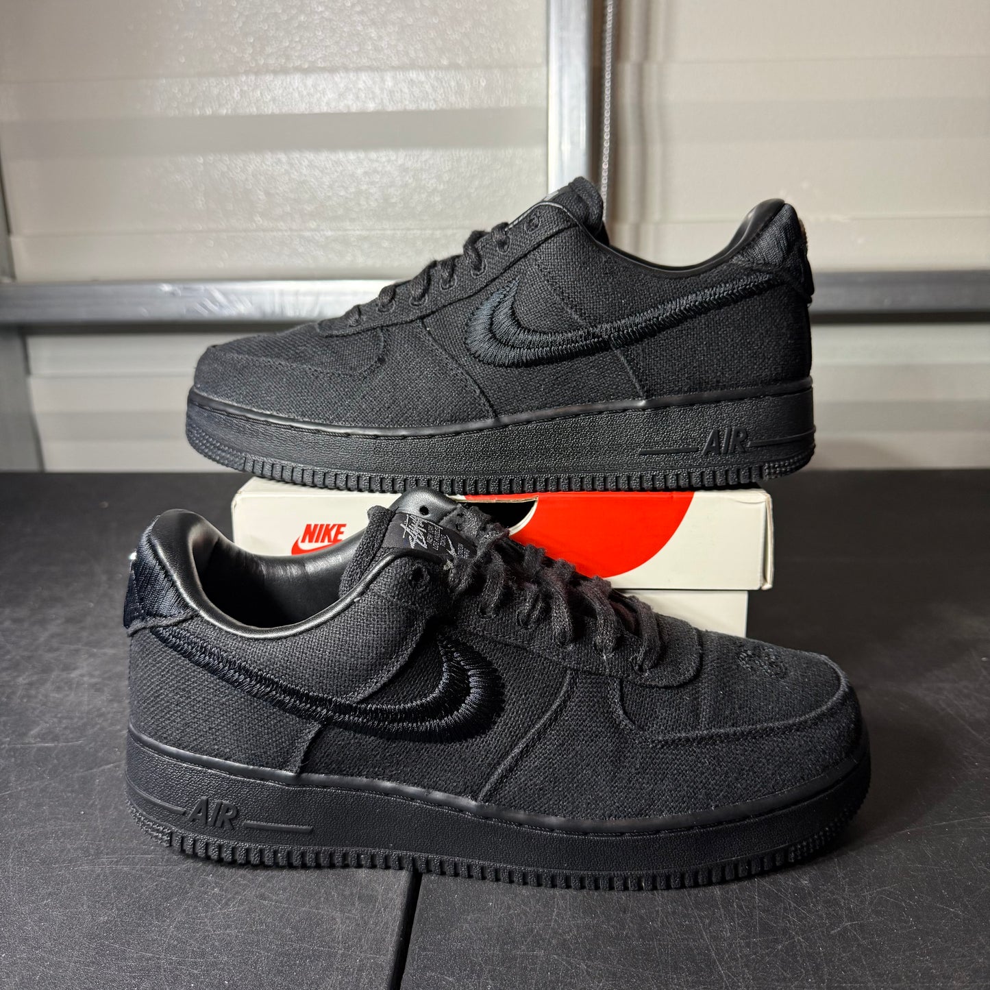 Size 10 - AF 1 Low Stussy Black
