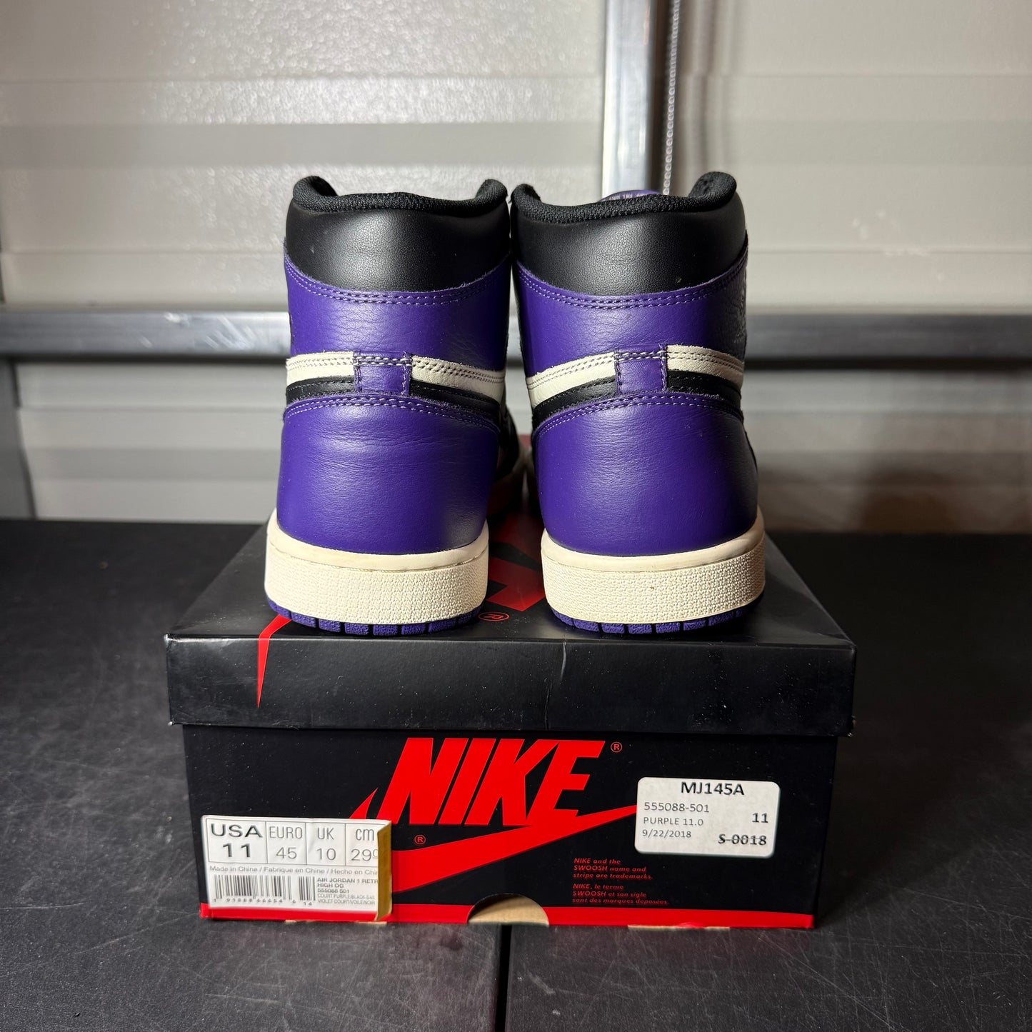 Size 11 - AJ 1 Court Purple OG